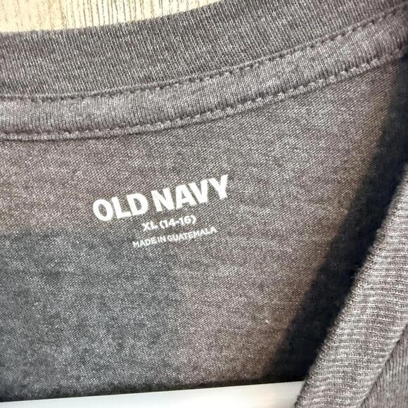 Old Navy Boys XL (14-16) Super Mario Bros Movie Graphic T-Shirt Dark Gray - Picture 2 of 3